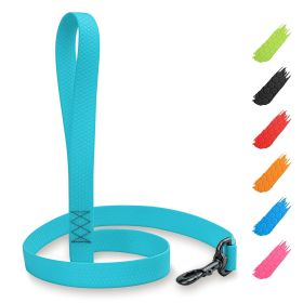 Glow Mint Waterproof Dog Leash 6 Ft x 4/5 inch Anti Slip Dog Leash for Large Dogs Small and Medium Dogs Heavy Duty Dog Leash with Water and Dirt