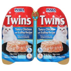 Inaba - Cat Food Tuna Chicken Scallop - Case Of 8 - 2.46 Ounces