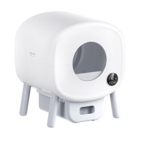 76L Self Cleaning Cat Litter Box, Automatic Cat Litter Box with Trash Bags, Large Space Smart Cat Litter Box with Odor Removal, APP Control