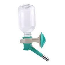 Pet Water Bottle, Small-Sized Wall Mount Water Dispenser, Leak-Proof Nozzle Pet Wire Cage, Crate Waterer, BPA-Free Water Container (Color: green)
